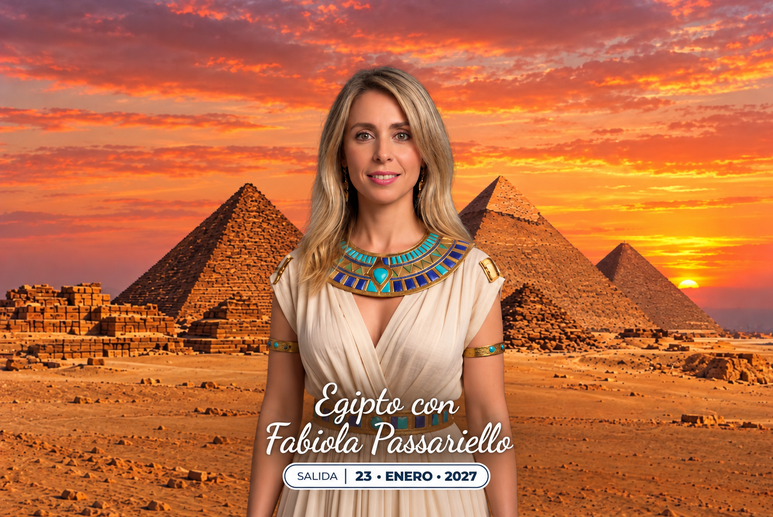 Egipto al atardecer con Fabiola Egipto con Proposito - Imagen 1